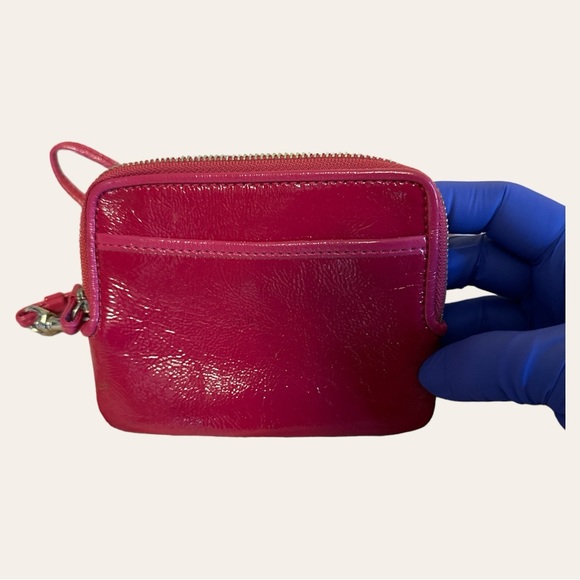 COACH Poppy Wristlet in Dark Fuchsia - Picture 3 of 6
